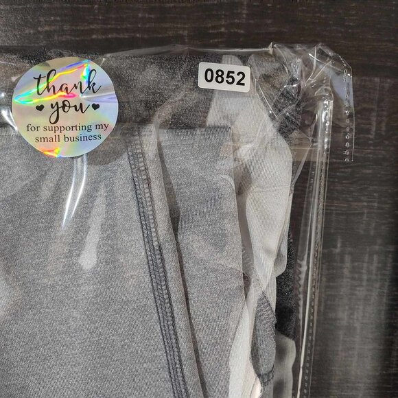 Old Navey Women 2X Go-Dry Plus Size Workout Grey Colorblock Gym Modest Leggings - Picture 8 of 8